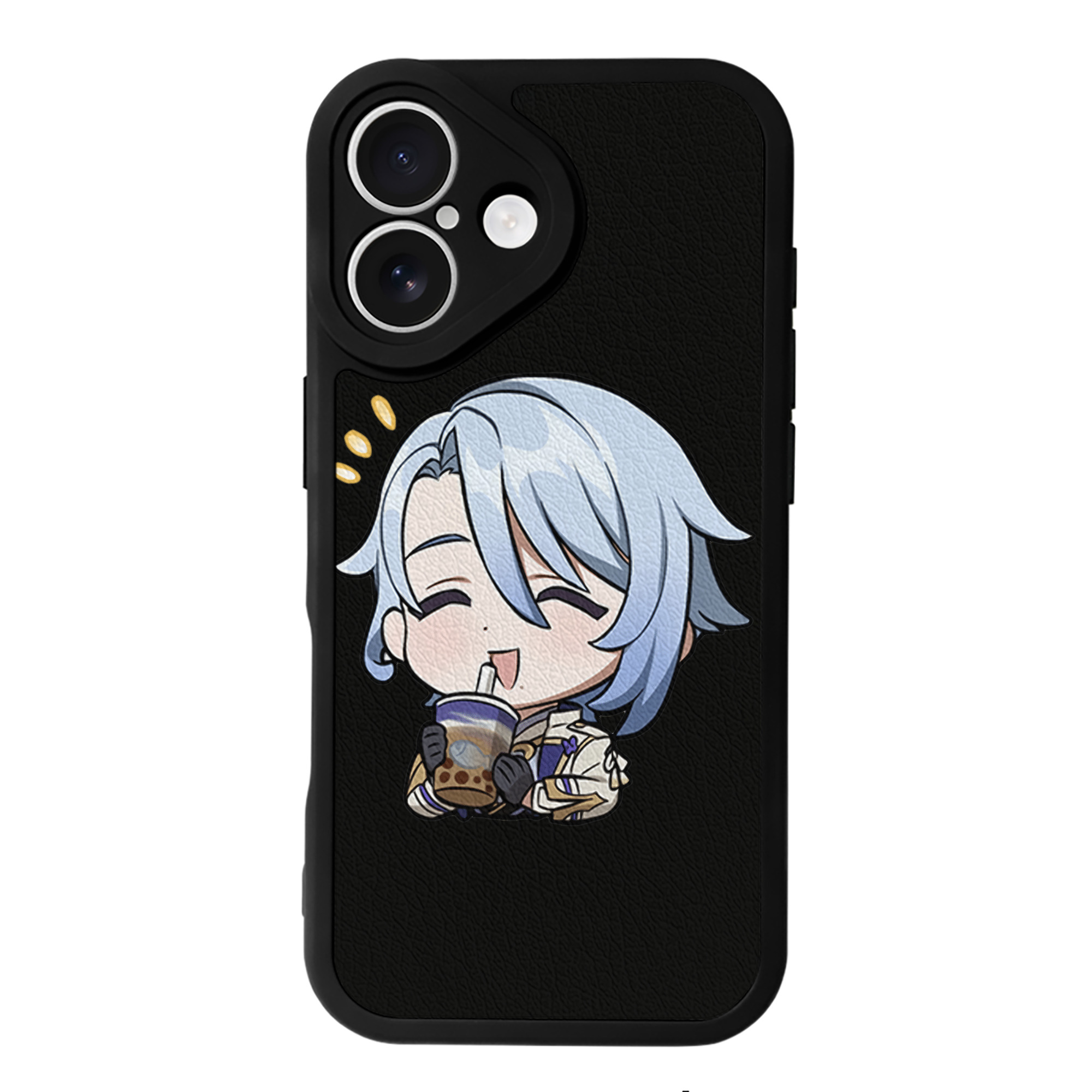 げんし神 神里綾人 かみさとあやと genshin Kamisato Ayato 【iPhone 16シリーズ対応】シリコンスマホケース（レザー調） 材質：シリコン